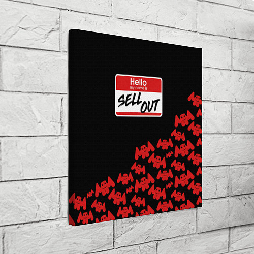 Картина квадратная Marshmello: Sell Out / 3D-принт – фото 3