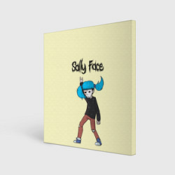 Холст квадратный Sally Face: Rock You, цвет: 3D-принт
