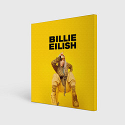 Холст квадратный Billie Eilish: Lovely, цвет: 3D-принт
