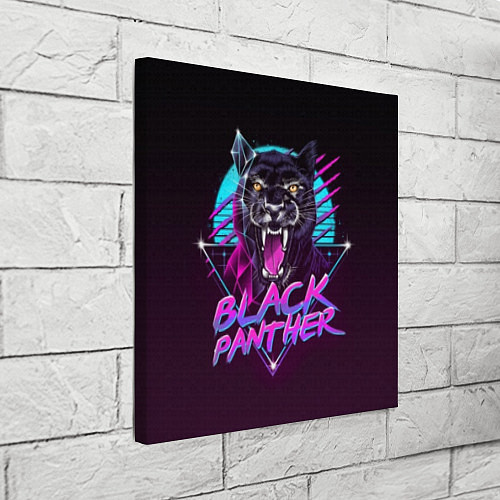 Картина квадратная Black Panther 80s / 3D-принт – фото 3
