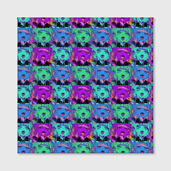 Холст квадратный Моя геройская Академия тога ахегао, цвет: 3D-принт — фото 2