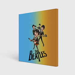 Холст квадратный The Beatles - world legend, цвет: 3D-принт