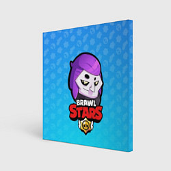 Холст квадратный Mortis: Brawl Stars, цвет: 3D-принт