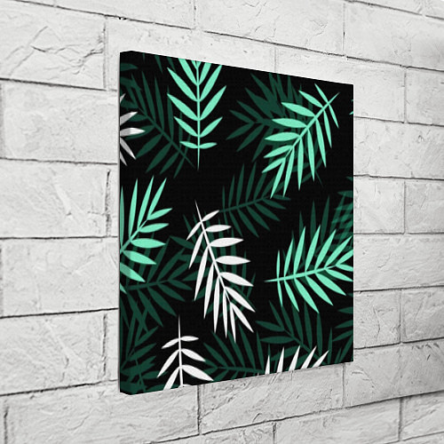 Картина квадратная Листья пальмы / 3D-принт – фото 3