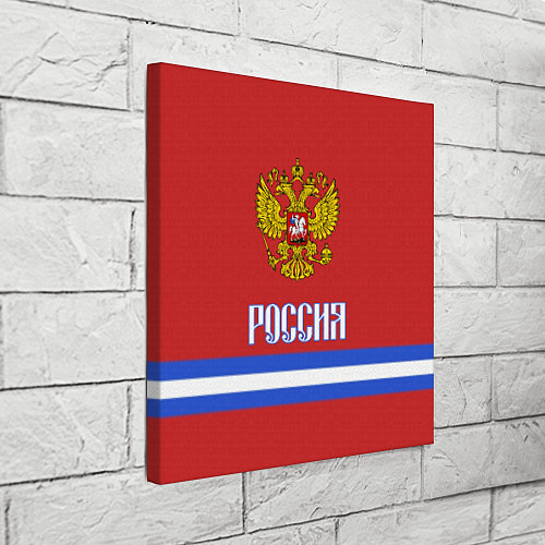 Картина квадратная Хоккей: Россия / 3D-принт – фото 3