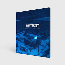 Холст квадратный Detroit: Become Human, цвет: 3D-принт