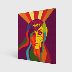 Холст квадратный Muse album, цвет: 3D-принт