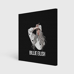 Холст квадратный BILLIE EILISH, цвет: 3D-принт