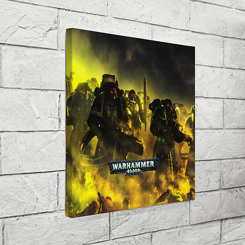 Картина квадратная Warhammer 40K - Космические Десантники / 3D-принт – фото 3