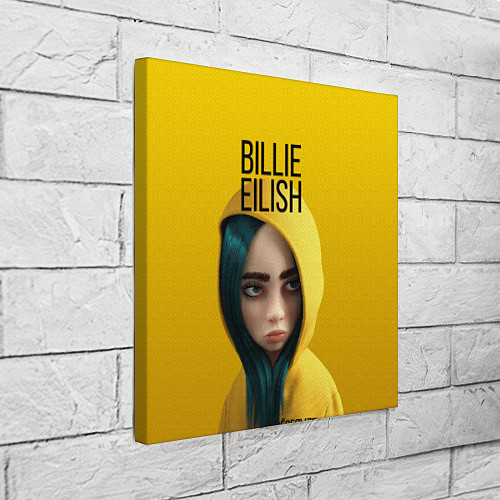 Картина квадратная BILLIE EILISH: Yellow Girl / 3D-принт – фото 3