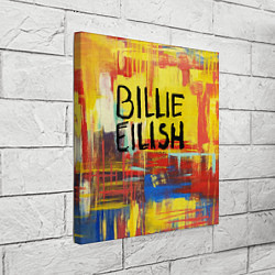 Холст квадратный Billie Eilish: Art, цвет: 3D-принт — фото 2