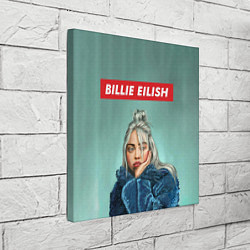 Холст квадратный Billie Eilish, цвет: 3D-принт — фото 2