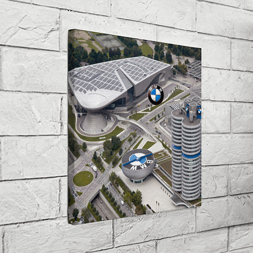 Картина квадратная BMW city / 3D-принт – фото 3