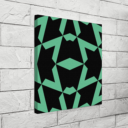 Картина квадратная Abstract zigzag pattern / 3D-принт – фото 3