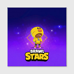 Холст квадратный Brawl Stars Leon, цвет: 3D-принт — фото 2