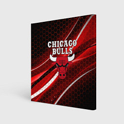Холст квадратный CHICAGO BULLS, цвет: 3D-принт