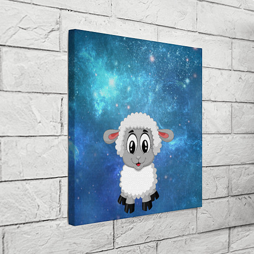 Картина квадратная Овечка / 3D-принт – фото 3