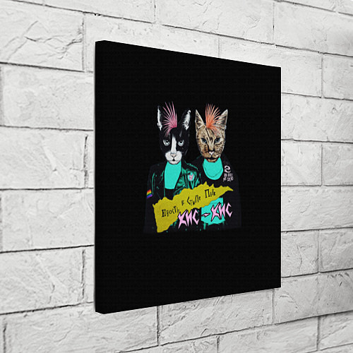 Картина квадратная Кис-Кис / 3D-принт – фото 3