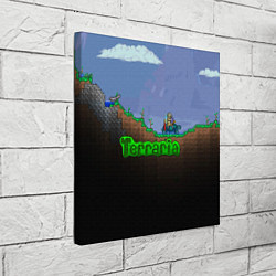 Холст квадратный Terraria game, цвет: 3D-принт — фото 2