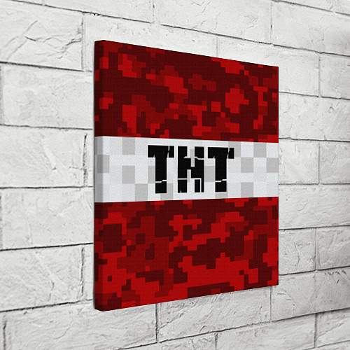 Картина квадратная MINECRAFT TNT / 3D-принт – фото 3