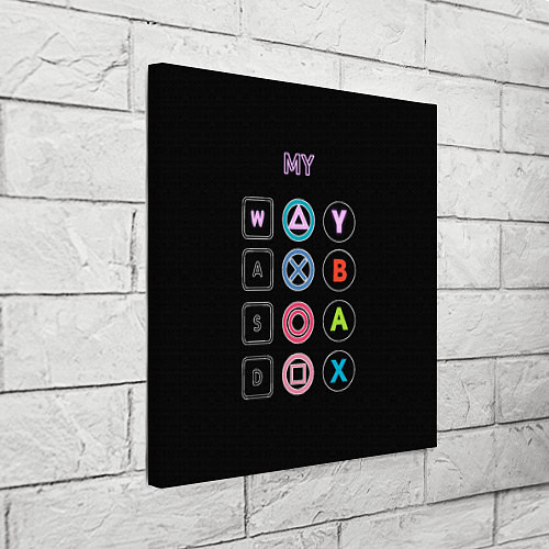 Картина квадратная My Way / 3D-принт – фото 3