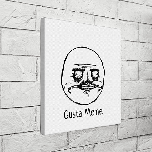 Картина квадратная Gusta Meme / 3D-принт – фото 3