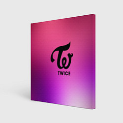 Холст квадратный TWICE, цвет: 3D-принт