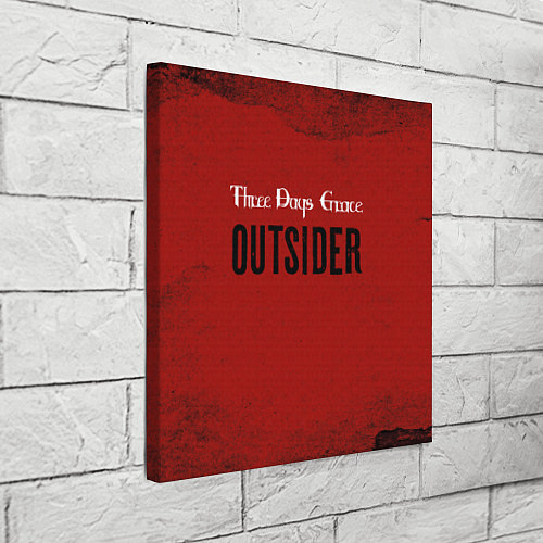 Картина квадратная Three days grace Outsider / 3D-принт – фото 3