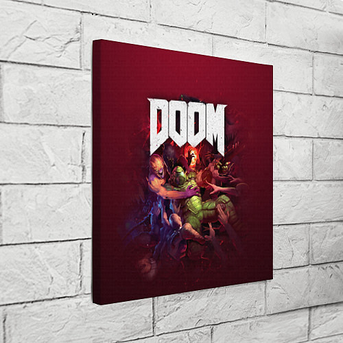 Картина квадратная Doom / 3D-принт – фото 3