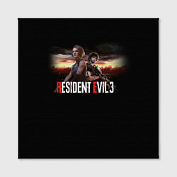 Холст квадратный Resident Evil 3, цвет: 3D-принт — фото 2