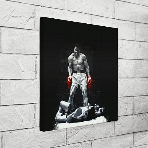 Картина квадратная Muhammad Ali / 3D-принт – фото 3