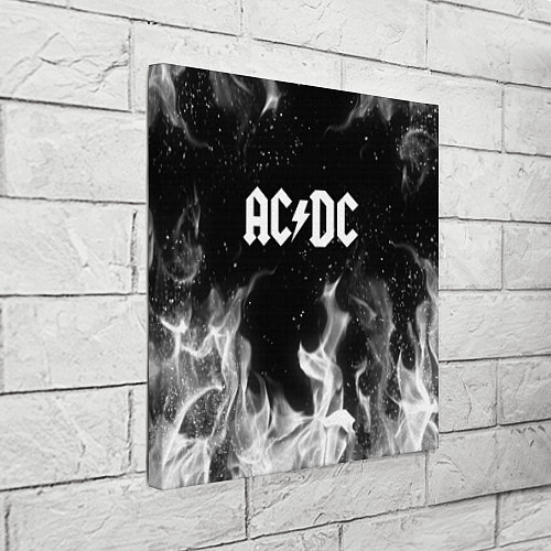 Картина квадратная AC DC / 3D-принт – фото 3