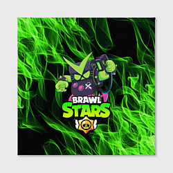 Холст квадратный BRAWL STARS VIRUS 8-BIT, цвет: 3D-принт — фото 2