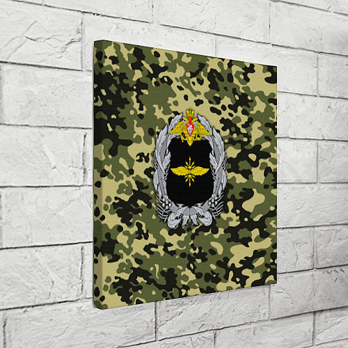 Картина квадратная Войска связи / 3D-принт – фото 3