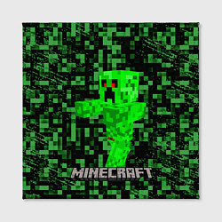 Холст квадратный MINECRAFT CREEPER, цвет: 3D-принт — фото 2