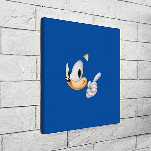 Картина квадратная Sonic / 3D-принт – фото 3