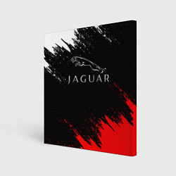 Холст квадратный Jaguar, цвет: 3D-принт