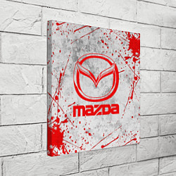 Холст квадратный MAZDA RED LOGO, цвет: 3D-принт — фото 2