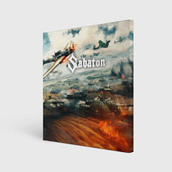 Холст квадратный Sabaton, цвет: 3D-принт