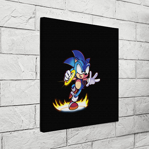 Картина квадратная Sonic / 3D-принт – фото 3