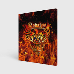 Холст квадратный SABATON, цвет: 3D-принт