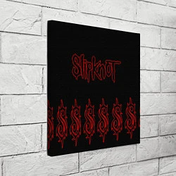 Холст квадратный Slipknot 5, цвет: 3D-принт — фото 2