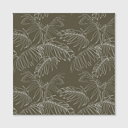 Холст квадратный Листья пальмы, цвет: 3D-принт — фото 2