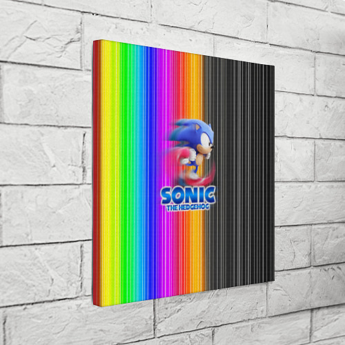 Картина квадратная SONIC 2020 / 3D-принт – фото 3