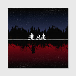 Холст квадратный Очень странные дела, цвет: 3D-принт — фото 2