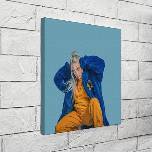 Картина квадратная Billie Eilish / 3D-принт – фото 3