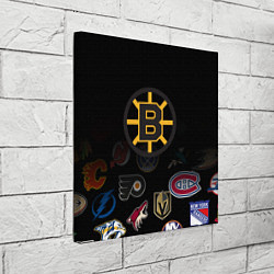Холст квадратный NHL Boston Bruins Z, цвет: 3D-принт — фото 2