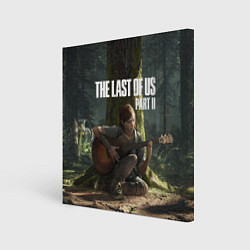 Холст квадратный The Last of Us part 2, цвет: 3D-принт