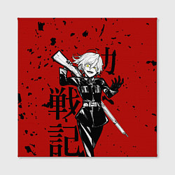 Холст квадратный Дьявол, цвет: 3D-принт — фото 2