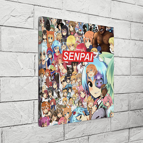 Картина квадратная SENPAI / 3D-принт – фото 3